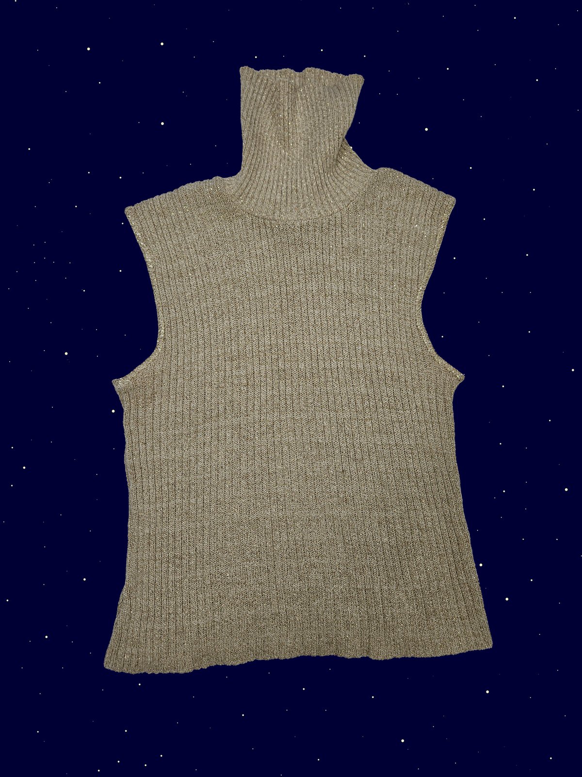Biege Sparkly Vest | After Sunset Club Biege Sparkly Vest | After Sunset Club